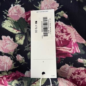 Janie and Jack floral navy dress size 4 girls